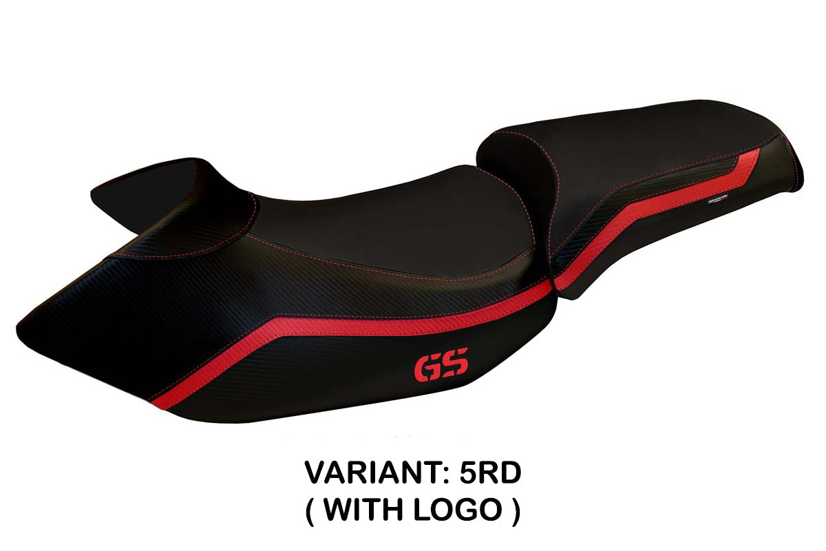 Tappezzeria Italia BMW R1200GS 2005-2012 Seat Cover in Red and Black