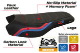 Tappezzeria Italia BMW R1200GS R1250GS Rallye 2017-2024 Seat Cover Comfort in Black