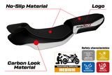 Tappezzeria Italia BMW R1200R 2015-2018 Seat Cover White in Black