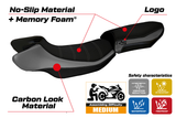 Tappezzeria Italia BMW R1200RS 2015-2019 Seat Cover Comfort in Grey and Black