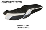 Tappezzeria Italia BMW R1250RT 2019-2025 Seat Cover Comfort in White and Black