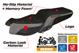Tappezzeria Italia BMW R1250RT 2019-2025 Seat Cover Comfort in Grey and Black