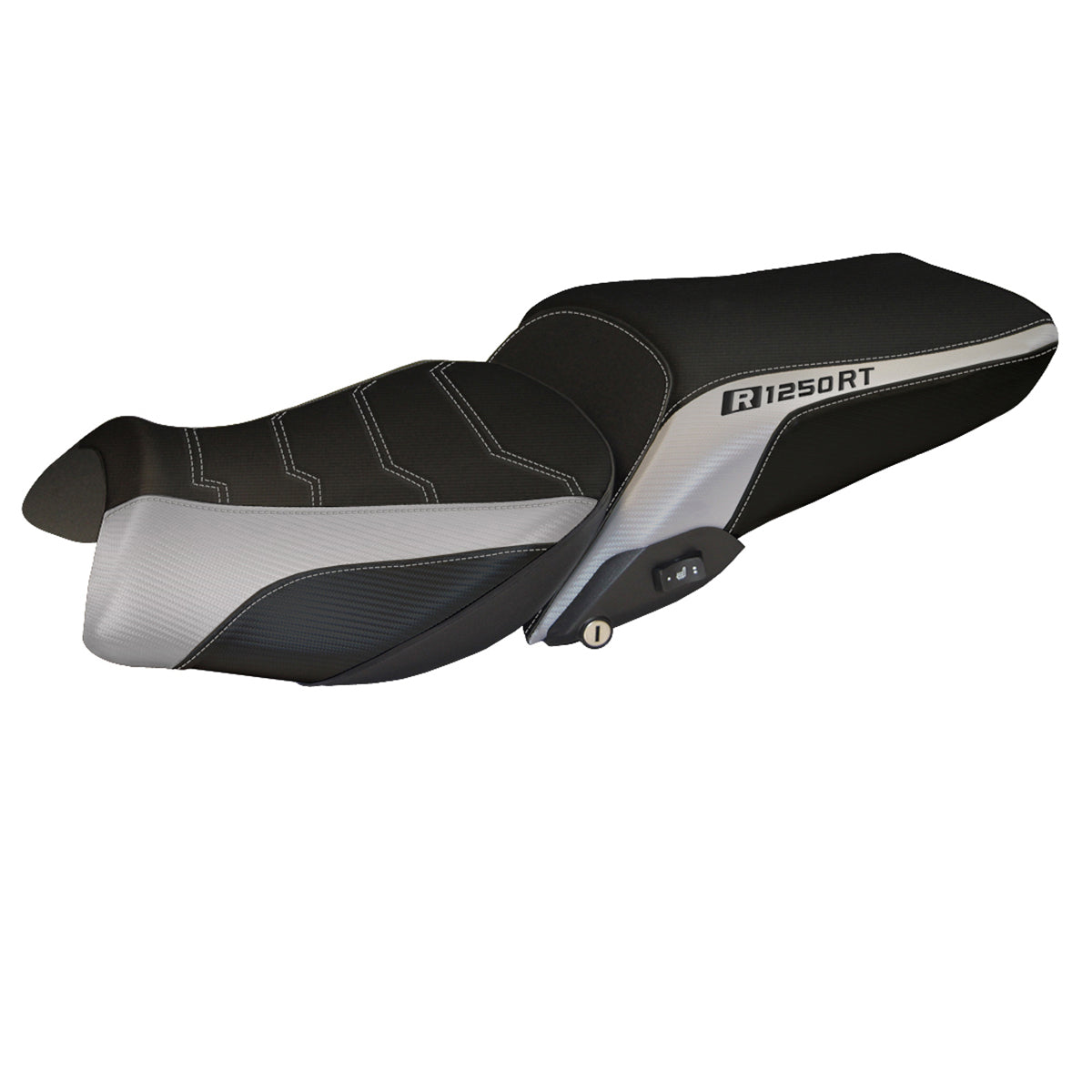 Tappezzeria Italia BMW R1250RT 2019-2025 Seat Cover Comfort in Silver and Black