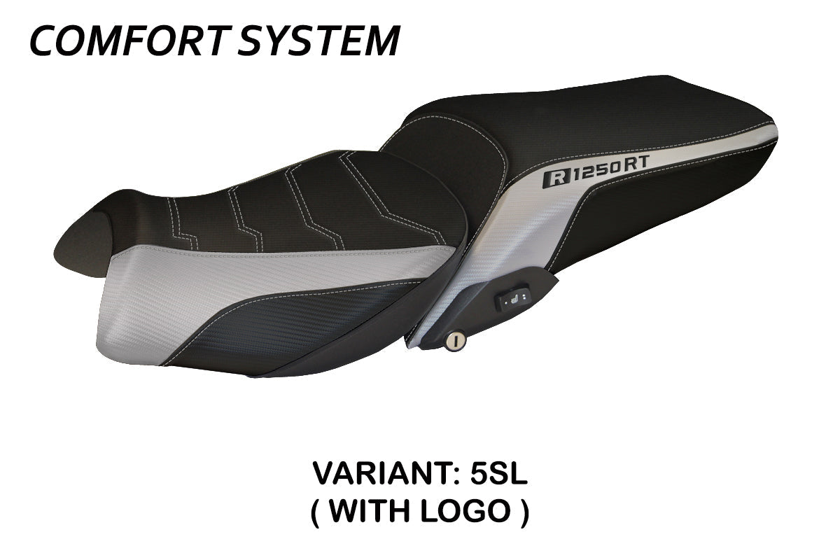 Tappezzeria Italia BMW R1250RT 2019-2025 Seat Cover Comfort in Silver and Black