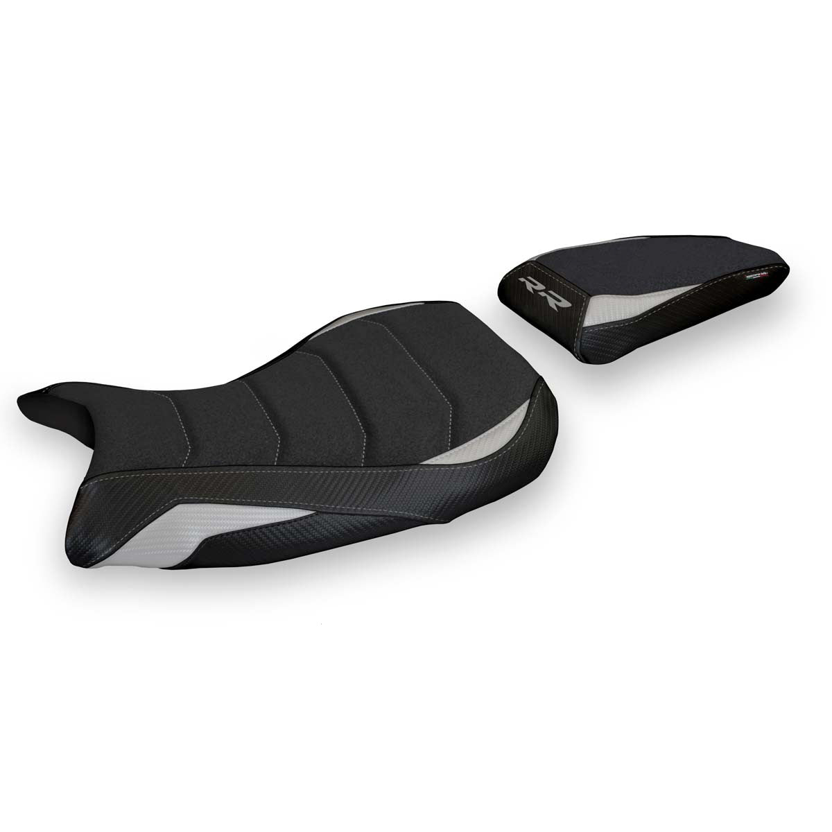 Tappezzeria Italia BMW S1000RR 2019-2025 Seat Cover Ultragrip in Silver