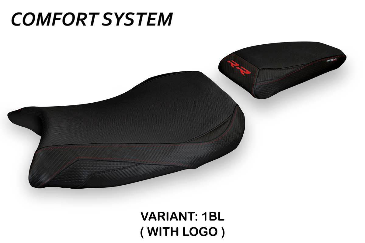 Tappezzeria Italia BMW S1000RR 2019-2025 Seat Cover Comfort in Black