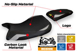 Tappezzeria Italia BMW S1000R 2021-2025 Seat Cover in Silver and Black