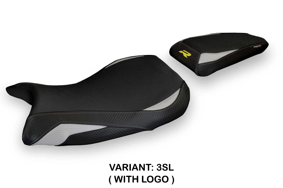 Tappezzeria Italia BMW S1000R 2021-2025 Seat Cover in Silver and Black