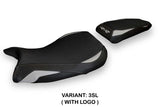 Tappezzeria Italia BMW S1000RR 2019-2025 Seat Cover in Silver and Black