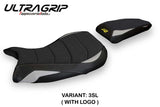 Tappezzeria Italia BMW S1000R 2021-2025 Seat Cover Ultragrip in Silver and Black