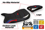 Tappezzeria Italia BMW S1000R 2021-2025 Seat Cover Ultragrip in HP Blue, Red and White