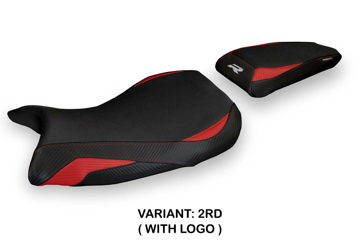 Tappezzeria Italia BMW S1000R M Sport 2021-2025 Seat Cover in Red and Black