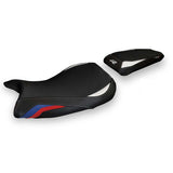 Tappezzeria Italia BMW S1000R M Sport 2021-2025 Seat Cover in Red, Blue and White HP