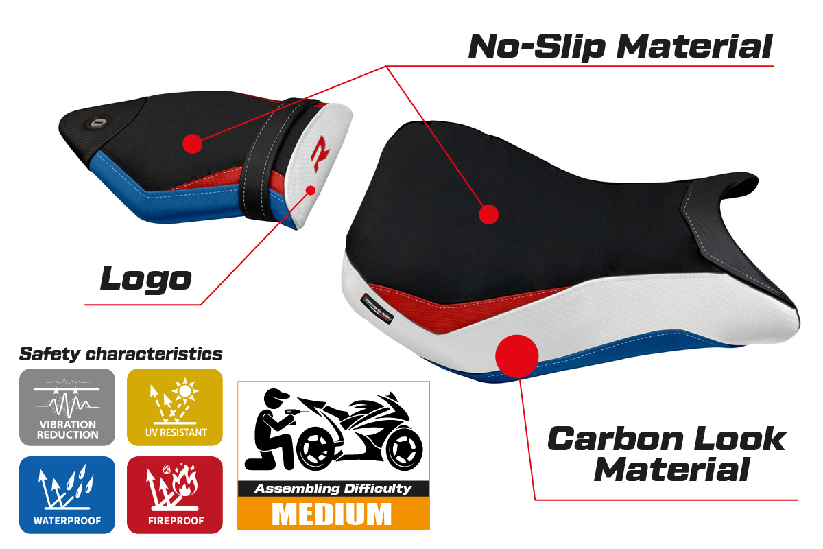 Tappezzeria Italia BMW S1000R 2014-2020 Seat Cover in HP SE