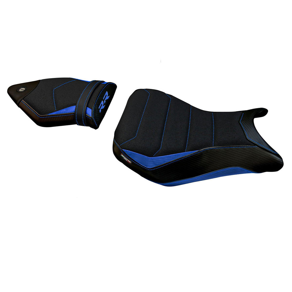 Tappezzeria Italia BMW S1000RR 2015-2018 Seat Cover Ultragrip in Blue and Black