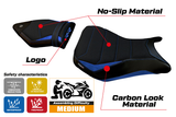Tappezzeria Italia BMW S1000RR 2015-2018 Seat Cover Ultragrip in Blue and Black
