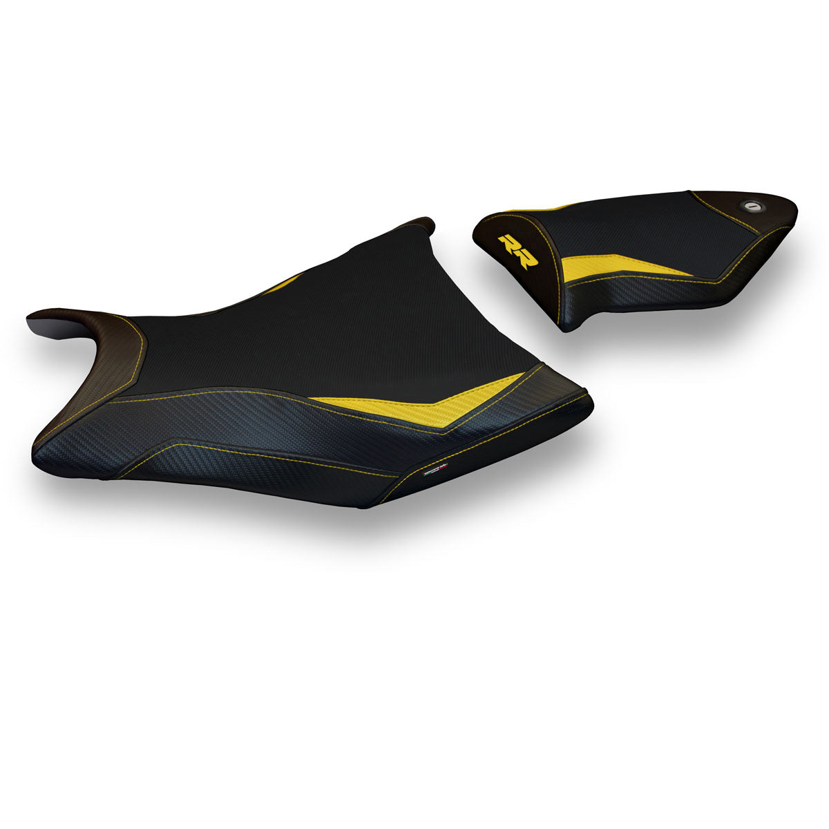 Tappezzeria Italia BMW S1000RR 2009-2011 Seat Cover in Yellow and Black