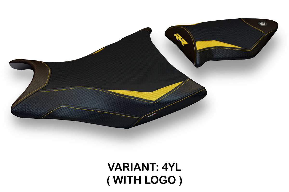 Tappezzeria Italia BMW S1000RR 2009-2011 Seat Cover in Yellow and Black