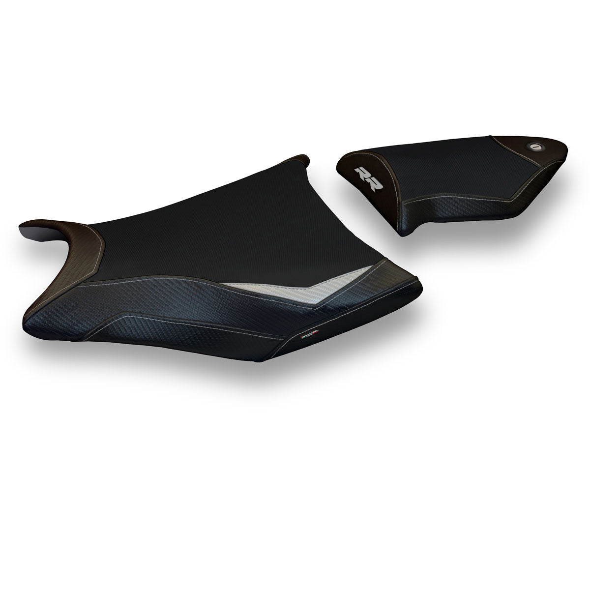 Tappezzeria Italia BMW S1000RR 2009-2011 Seat Cover Comfort in Silver and Black