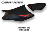 Tappezzeria Italia BMW S1000RR 2009-2011 Seat Cover Comfort in Red and Black