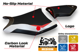Tappezzeria Italia BMW S1000RR 2009-2011 Seat Cover Comfort in Red, White and Black