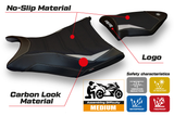 Tappezzeria Italia BMW S1000RR 2009-2011 Seat Cover Ultragrip in Silver and Black