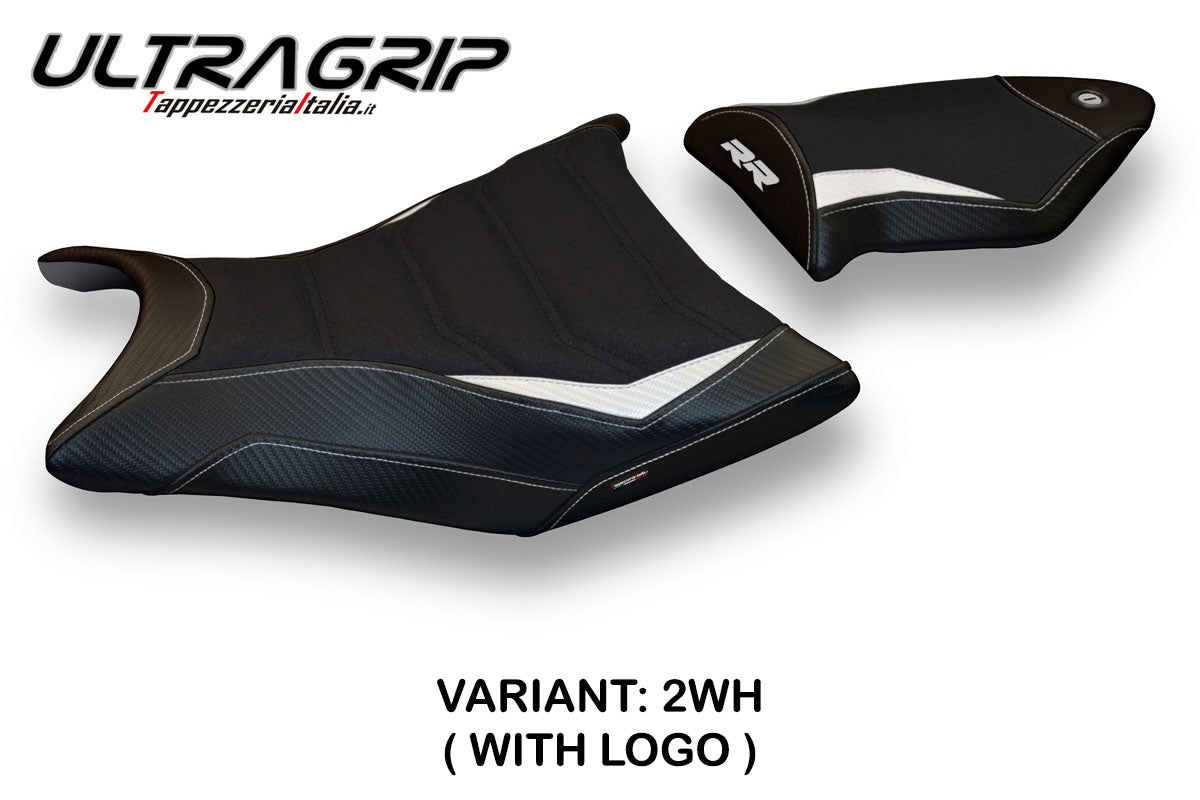 Tappezzeria Italia BMW S1000RR 2009-2011 Seat Cover Ultragrip in White and Black