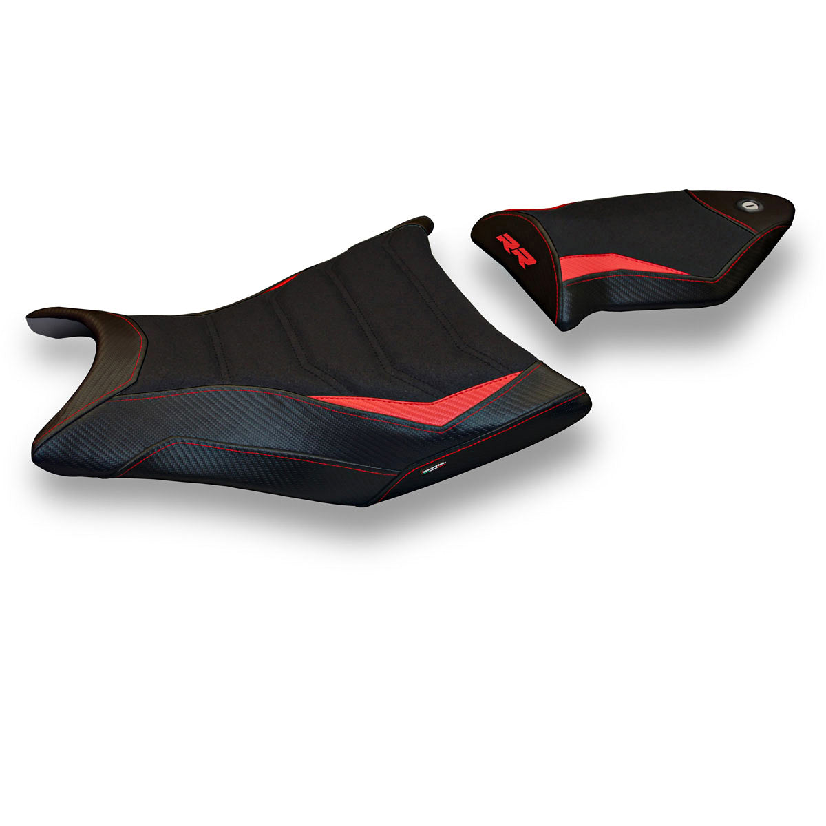Tappezzeria Italia BMW S1000RR 2009-2011 Seat Cover Ultragrip in Red and Black
