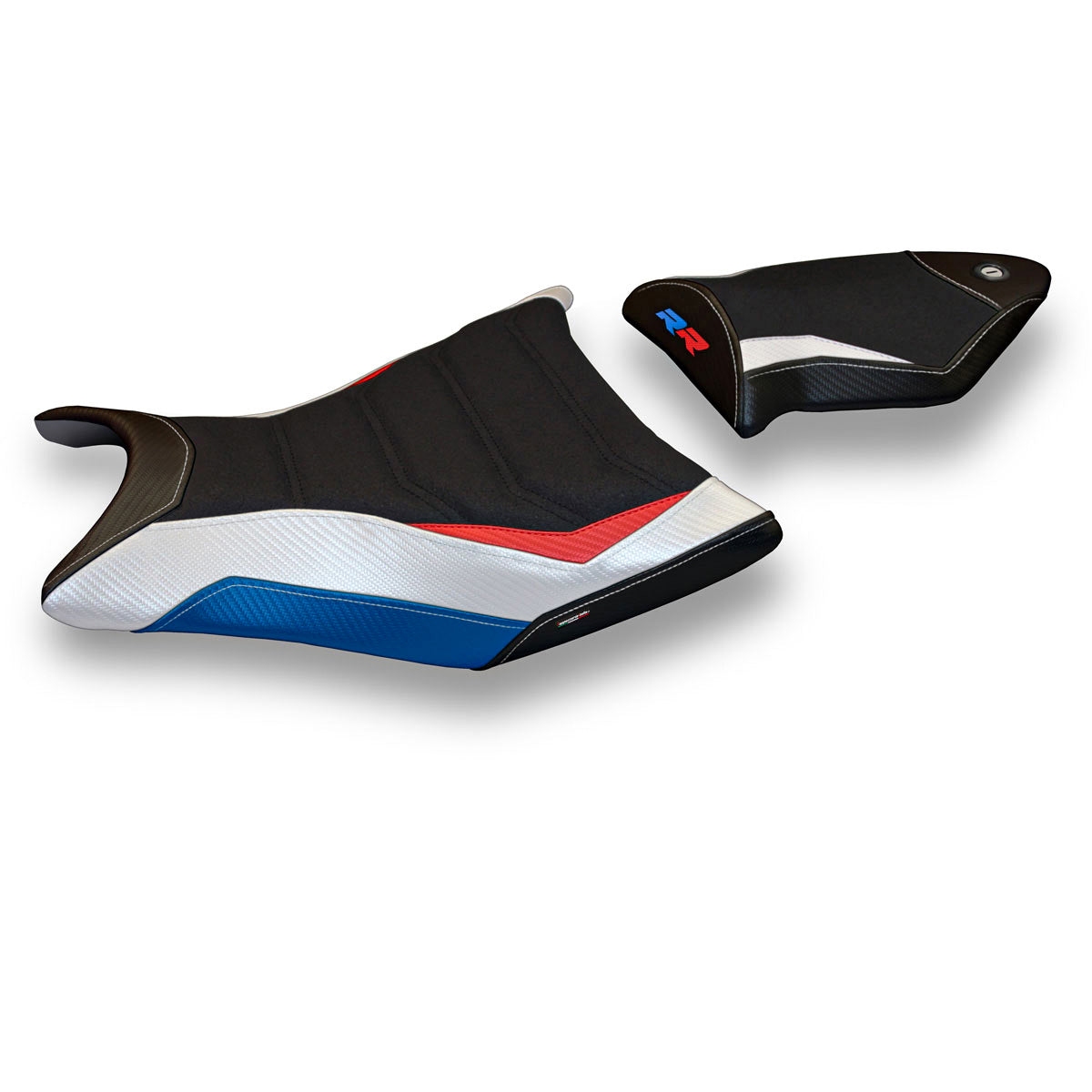 Tappezzeria Italia BMW S1000RR 2009-2011 Seat Cover Ultragrip in HP Red, White and Blue