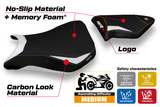 Tappezzeria Italia BMW S1000RR 2012-2014 Seat Cover Comfort in White and Black