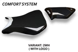 Tappezzeria Italia BMW S1000RR 2012-2014 Seat Cover Comfort in White and Black