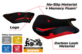Tappezzeria Italia BMW S1000R 2014-2020 Seat Cover Comfort in Red and Black