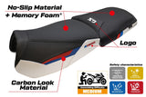 Tappezzeria Italia BMW R1300GS ADV Trophy 2024-2025 Seat Cover Comfort White Red Blue