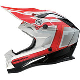 MOOSE OFFROAD MR3 Helmet - F.A.F. - White/Black/Red - 2XL 0110-8937