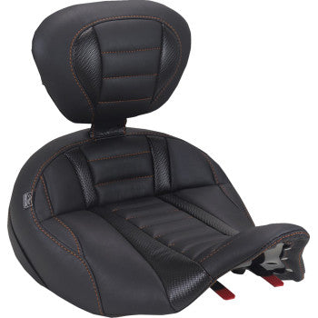 MUSTANG Seat Deluxe Tour Solo Sr Dbr Org Thread 89406MO