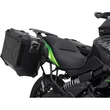 SW-MOTECH TRAX ADV Aluminum Case System - Black - Kawasaki Versys 650 '14-'24 KFT.08.518.70100/B