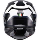 AGV Helmet K7 Glimpse Matte Black/White Md 2118399004-016-M