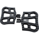 PERFORMANCE MACHINE (PM) Drifter Floorboards - Rider - Black Ops - FL 0036-1027-SMB