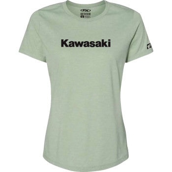 FACTORY EFFEX Women's Kawasaki T-Shirt - Light Heather Green - XL 27-87146