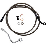 BARNETT Brake Line - Upper - Carbon Coat w/ Black Fittings - +6" 254-30-51134-6