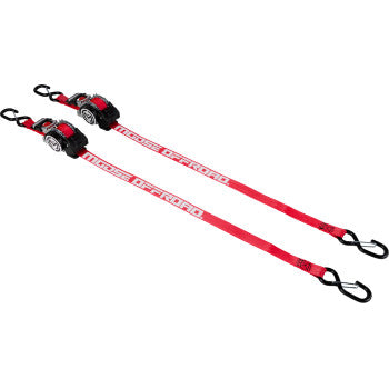 MOOSE OFFROAD Tie Down - Retractable Ratchet - 1" x 10' - Red 3920-0551