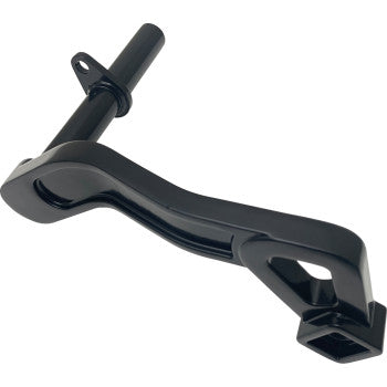 DRAG SPECIALTIES Passenger Peg Mount - Left Mounting Bracket - Black - FXD P17-0490GB