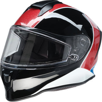 Z1R Youth Warrant 2.0 Snow Helmet - Fresh Pow - Red/White/Blue - Medium 0122-0129