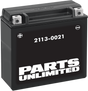 Parts Unlimited Agm Battery - Ytx20h-Bs .95 L Ctx20h-Bs