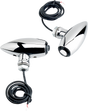 JOKER MACHINE Center-Mount Astro LED Lights - Chrome/Red 05-52RC