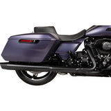 DRAG SPECIALTIES Predator 2-Up Seat - Extended Reach - Smooth Vinyl - FLHX/FLTR '23-'24 0801-1940