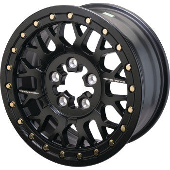 MOOSE RACING Wheel - 346X - Beadlock/6 Lug - Front/Rear - Black - 6/5.5 - 15x7 - 5+2 346BLMO 157655MB54