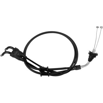 MOOSE OFFROAD Black Vinyl Throttle Cable - Stock Length - Yamaha YZ450 45-1280