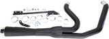 BASSANI XHAUST Road Rage Exhaust - Black - Short - '06-'17 Dyna FXD 13122J
