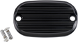 JOKER MACHINE Master Cylinder Cover - Finned - Black 08-01-2001